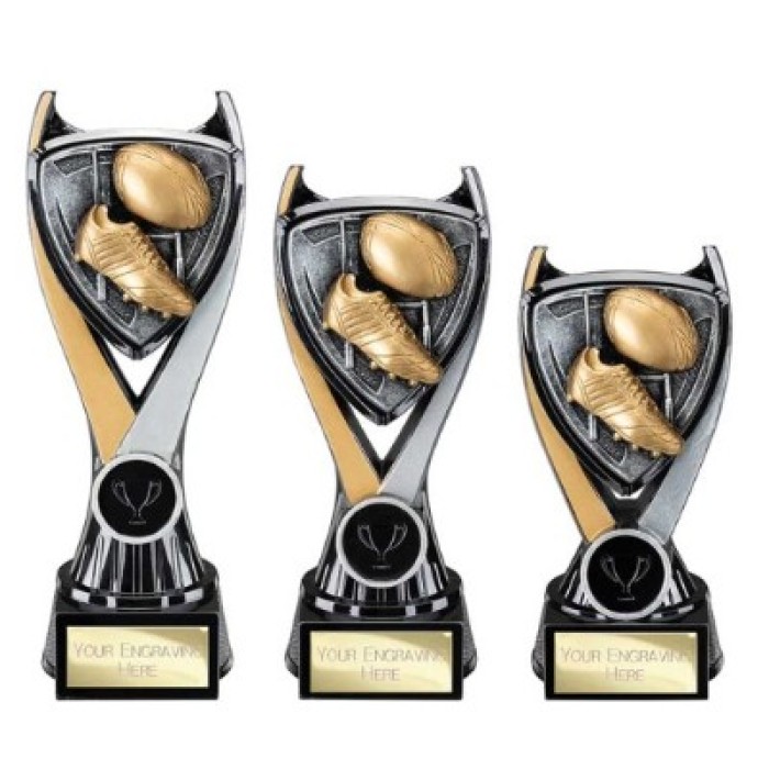 WOLVERINE TOWER RUGBY AWARD - 3 SIZES - 16CM TO 20CM